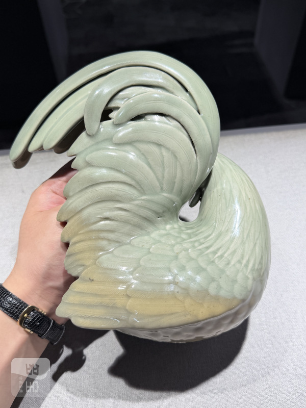 清乾隆 唐英制冬青釉大吉香薰 - 图11